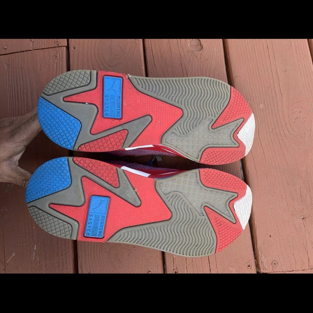 Puma Red and Blue RS-X Sneakers Spider-Man - Picture 5 of 6